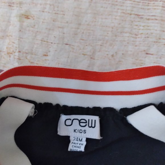 Crew Kids romper shortalls sz 24m - Picture 3 of 3
